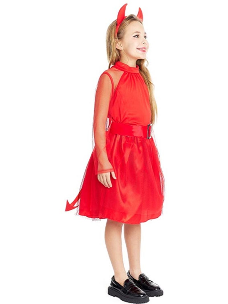 Costume de diable moderne avec bandeau et queue Multicolore - Kiabi