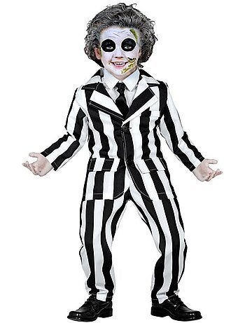 Costume de fantôme rayé