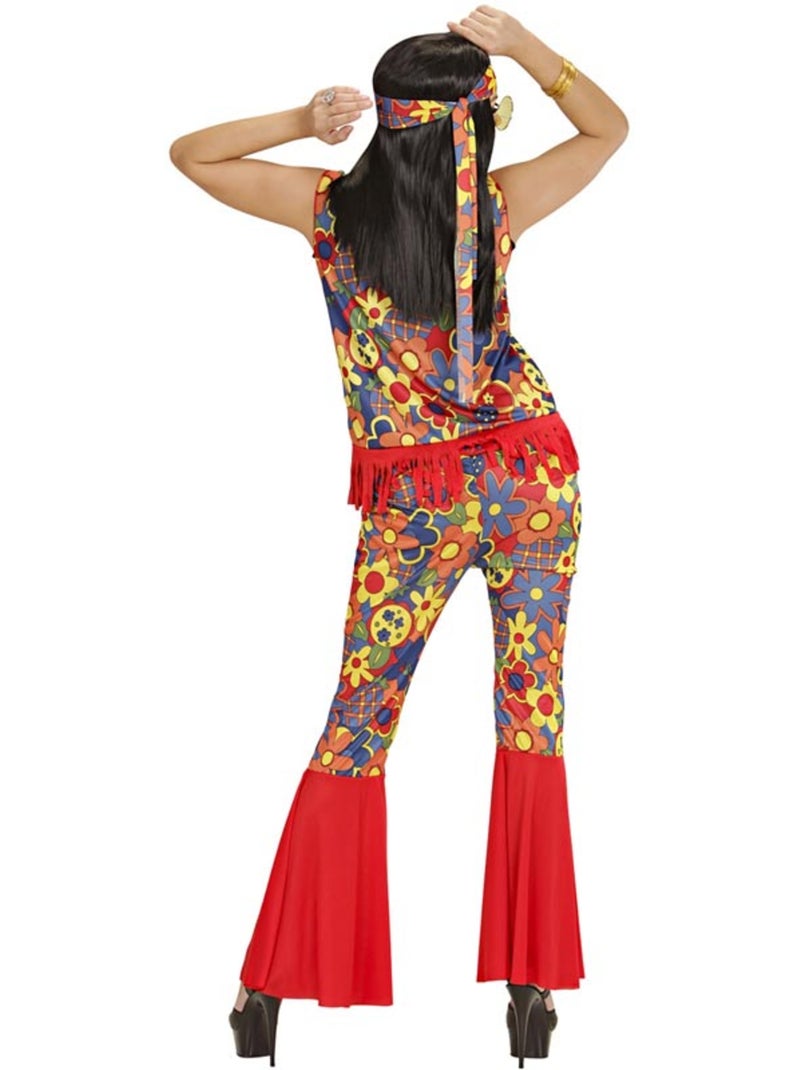 Costume de femme hippie avec ruban et médaillon Multicolore - Kiabi