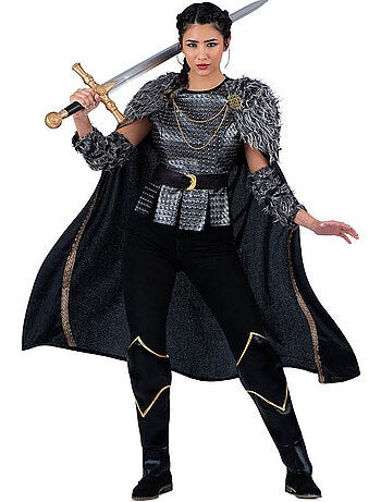 Costume de femme viking avec cape