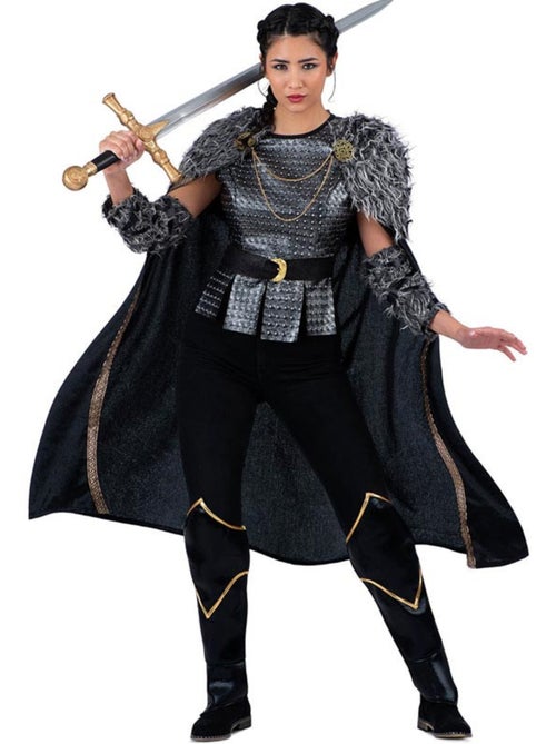 Costume de femme viking avec cape - Kiabi