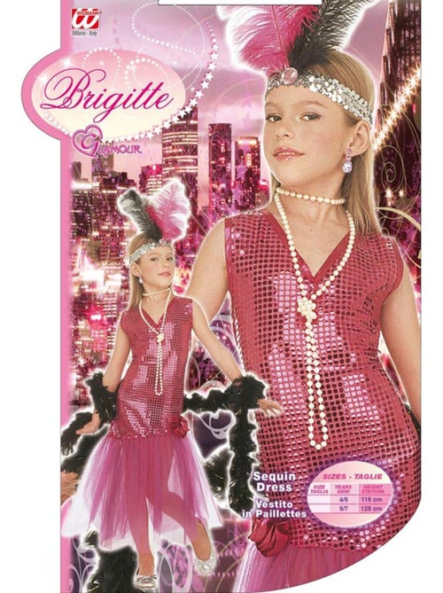 Costume de fille de Charleston - Kiabi