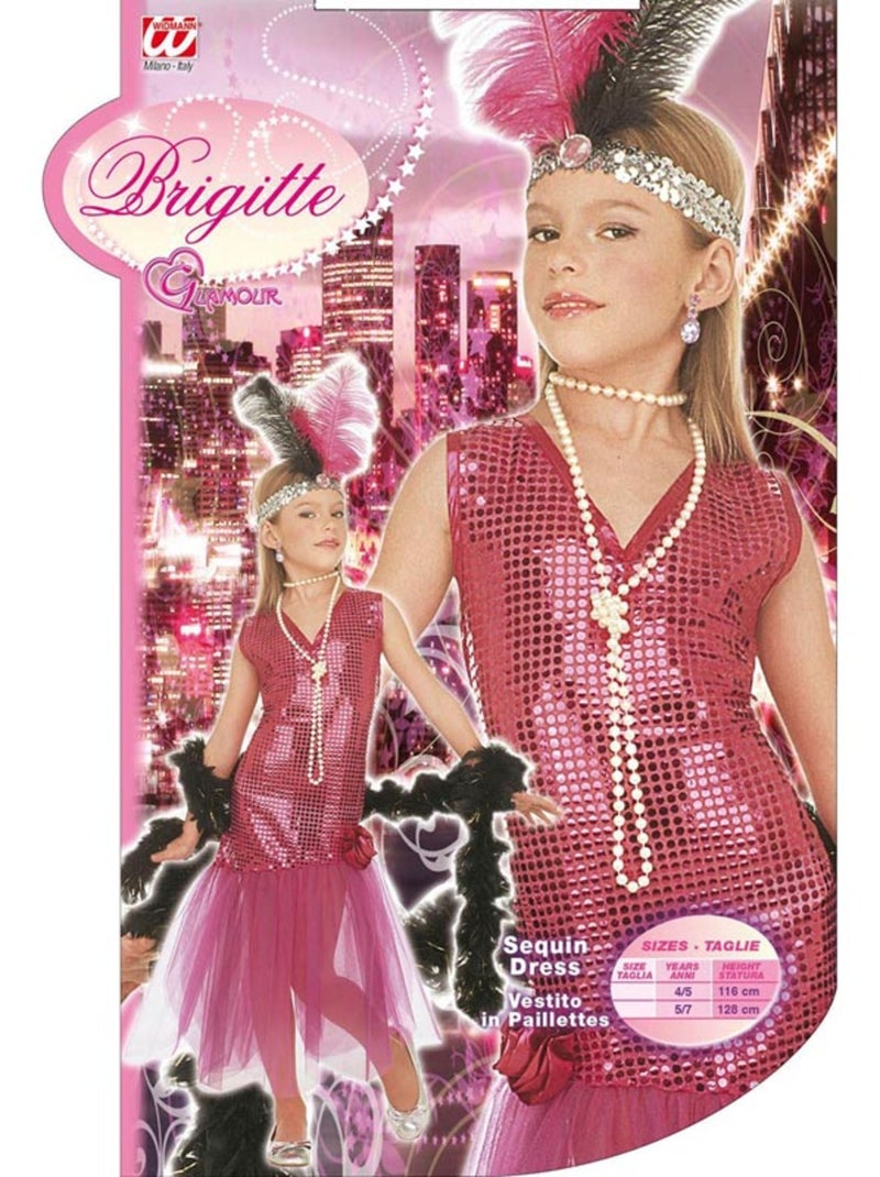 Costume de fille de Charleston Multicolore - Kiabi
