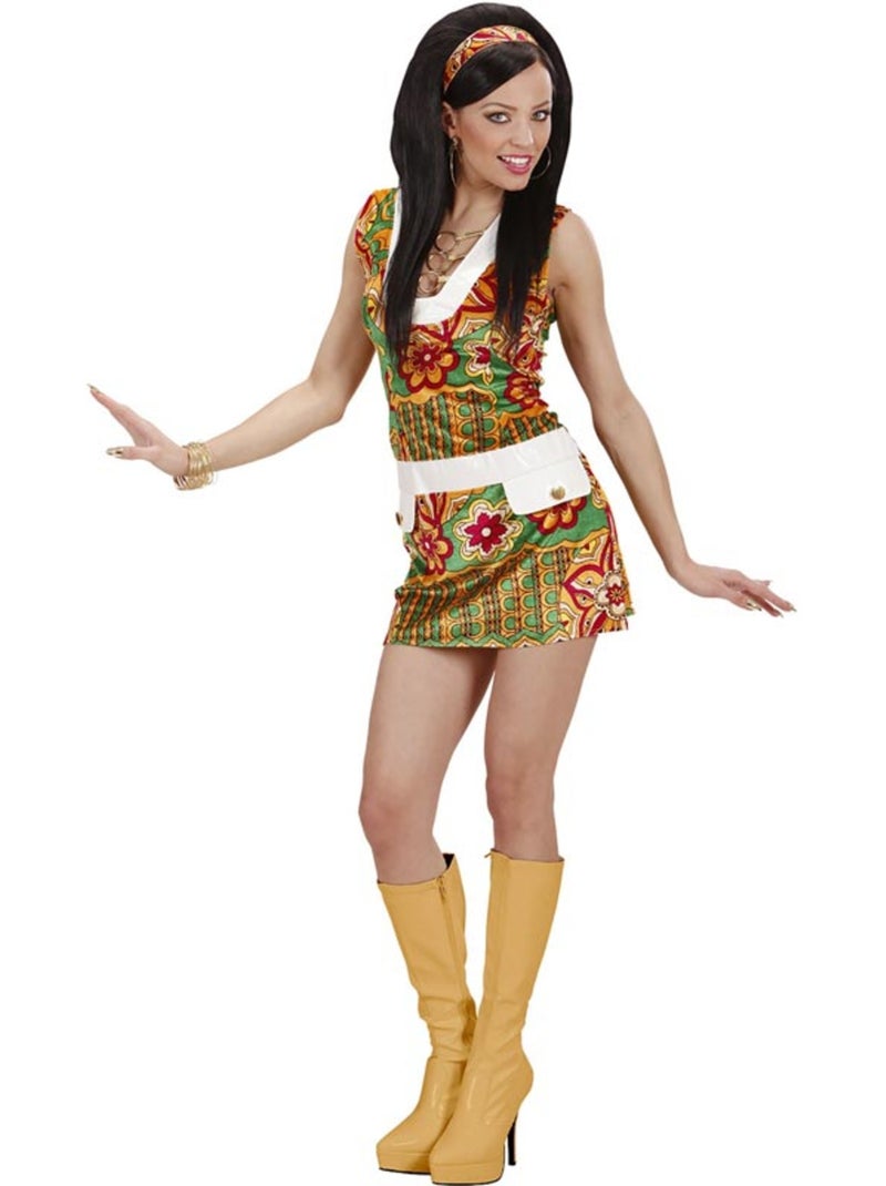 Costume de fille en velours des années 60 Multicolore - Kiabi