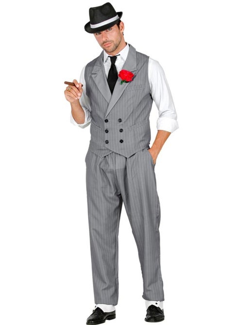 Costume de gangster avec cravate - Kiabi
