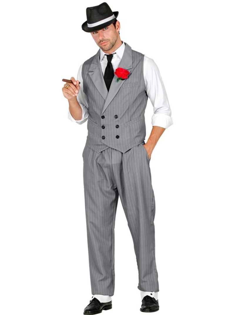 Costume de gangster avec cravate Multicolore - Kiabi