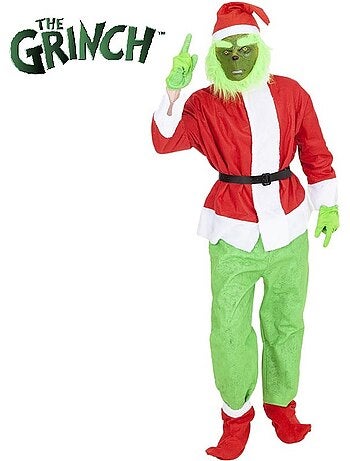 Costume de Grinch avec chapeau et masque