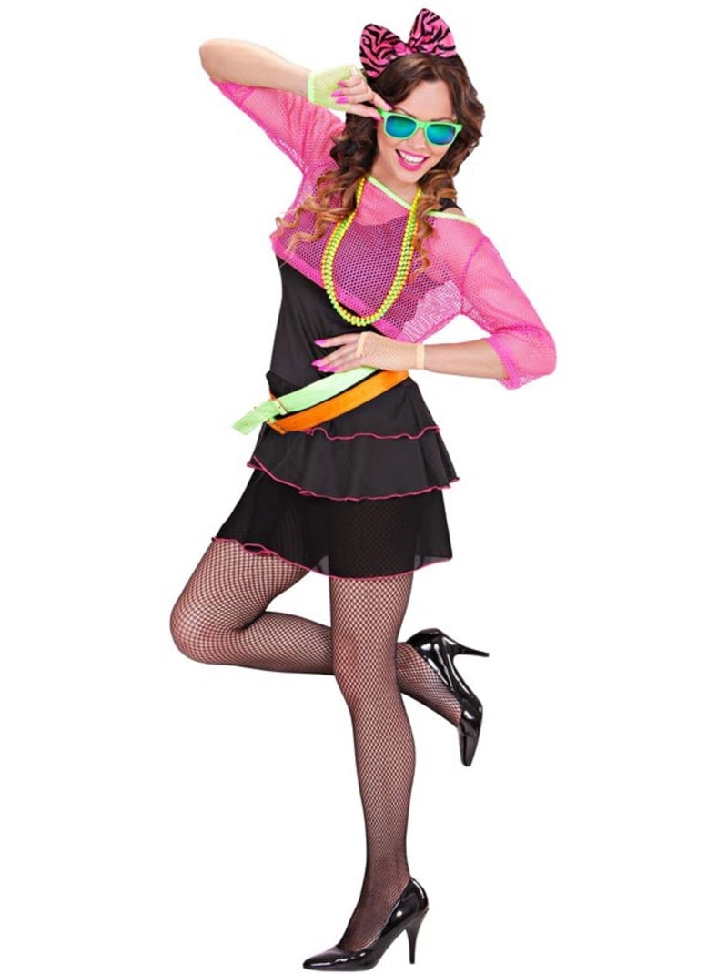 Costume de groupie des années 80 Multicolore - Kiabi