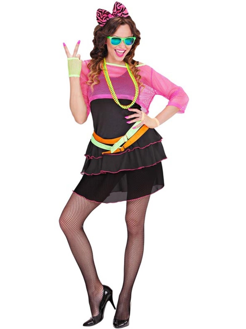 Costume de groupie des années 80 Multicolore - Kiabi