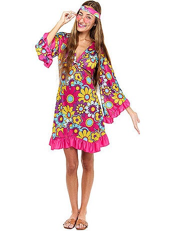 Costume de hippie marguerite