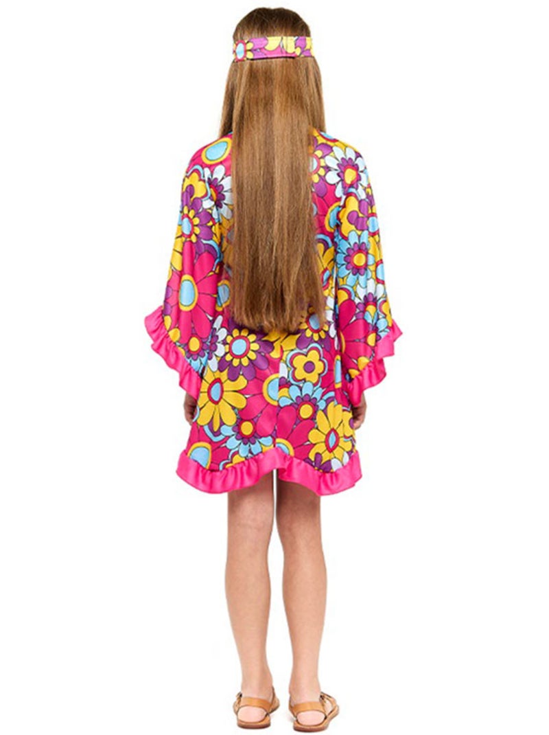 Costume de hippie marguerite Multicolore - Kiabi