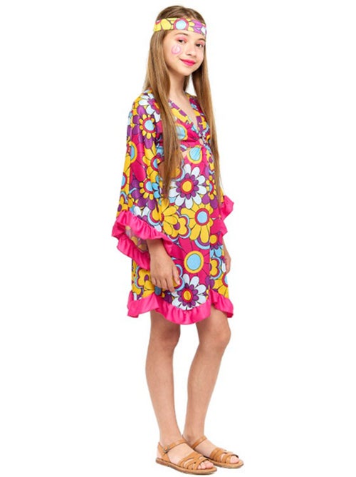 Costume de hippie marguerite - Kiabi