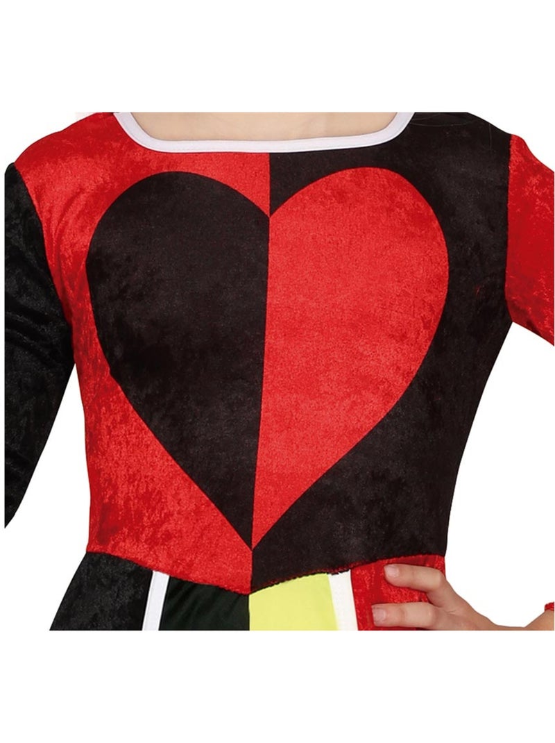Costume de la Reine de Cœur Multicolore - Kiabi