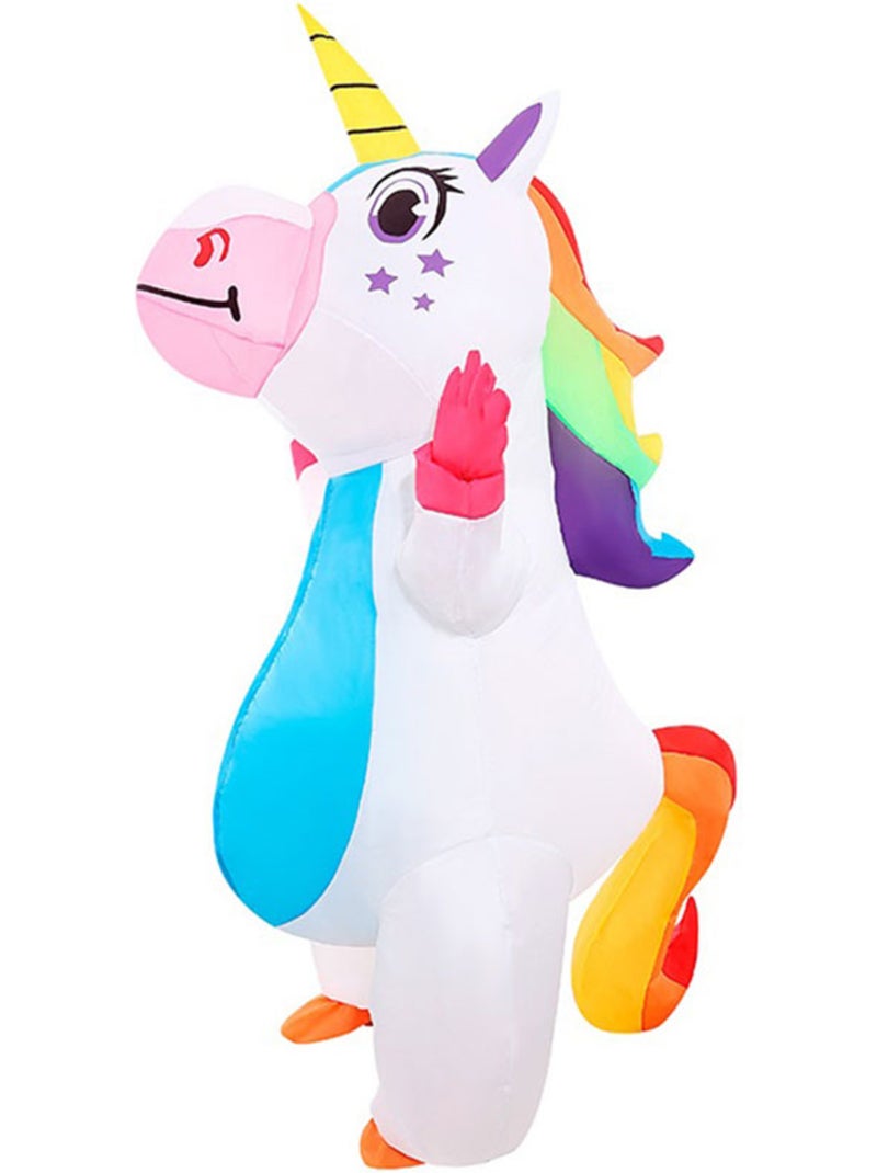 Costume de licorne gonflable Multicolore - Kiabi