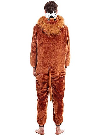 Costume de lion avec capuche et crinière