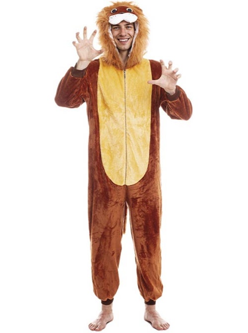 Costume de lion avec capuche et crinière - Kiabi