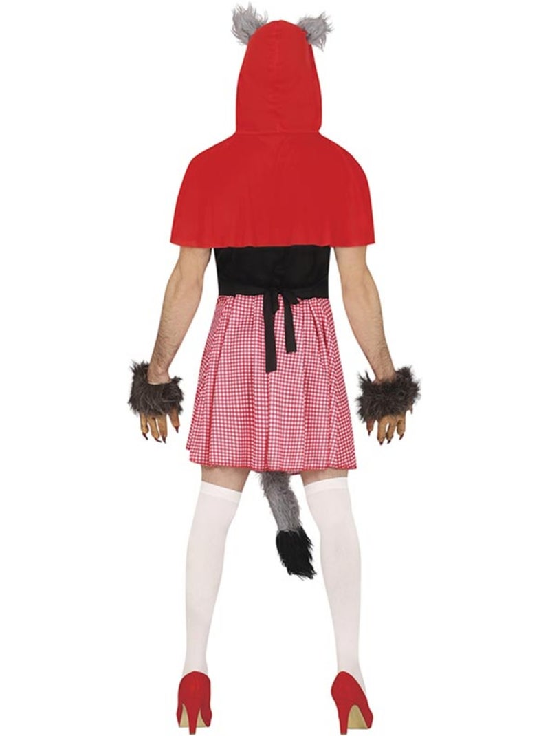Costume de loup du Petit Chaperon rouge Multicolore - Kiabi