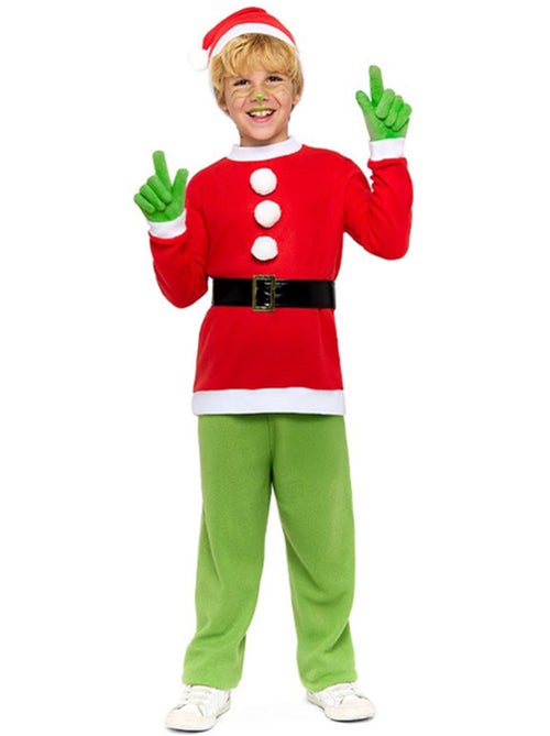 Costume de lutin de Noël grincheux - Kiabi