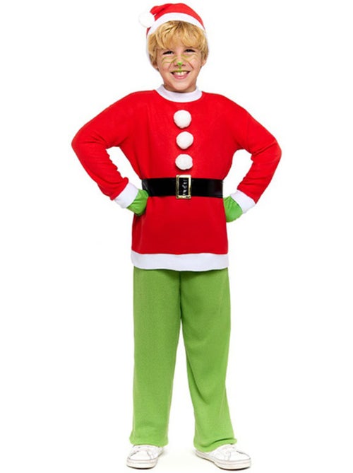 Costume de lutin de Noël grincheux - Kiabi