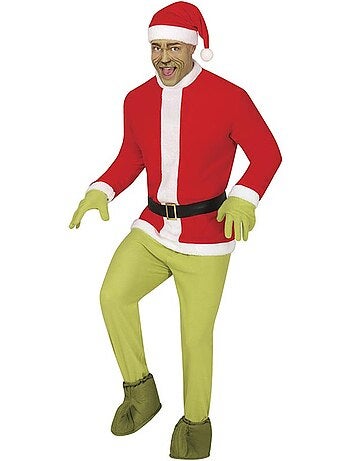 Costume de lutin de Noël grincheux