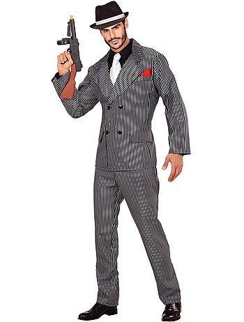 Costume de mafieux dans un costume fantaisie