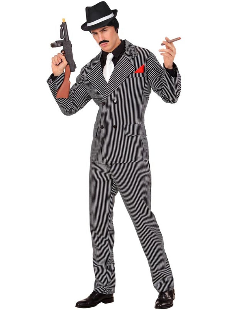 Costume de mafieux dans un costume fantaisie Multicolore - Kiabi