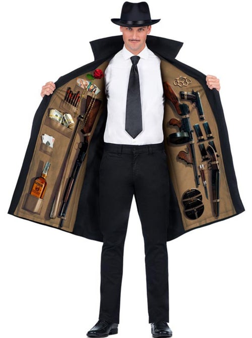 Costume de mafieux des années 70 avec chapeau - Kiabi