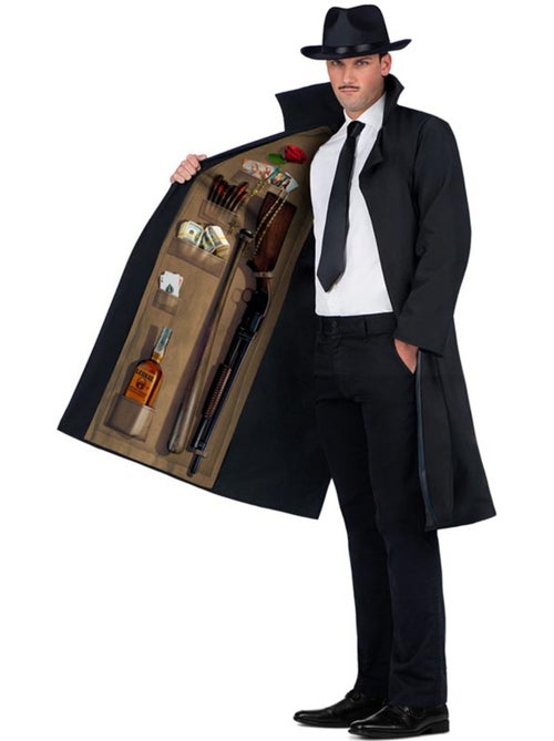 Costume de mafieux des années 70 avec chapeau - Kiabi