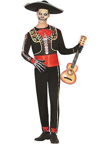 Costume de mariachi squelette