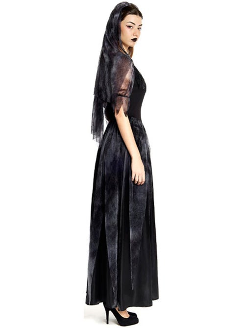 Costume de mariée gothique avec voile - Kiabi