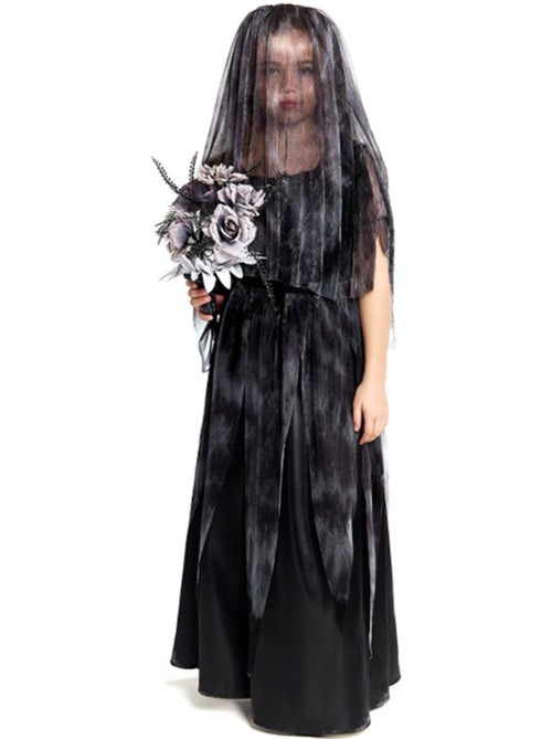Costume de mariée gothique avec voile - Kiabi