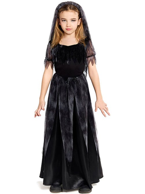 Costume de mariée gothique avec voile - Kiabi
