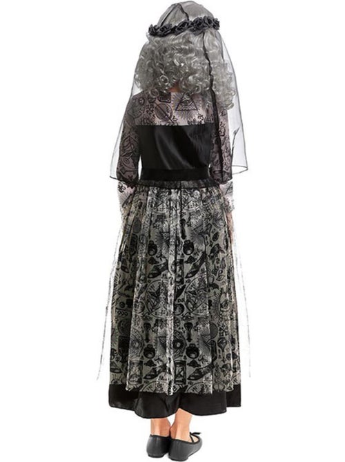 Costume de mariée sombre avec voile - Kiabi