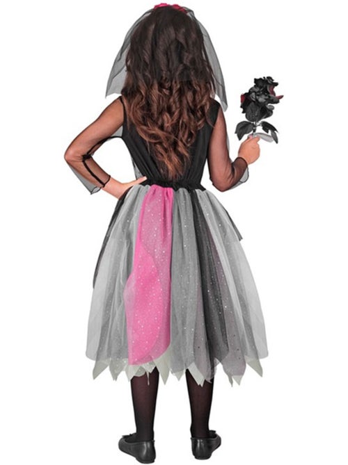 Costume de mariée squelette avec coiffe - Kiabi