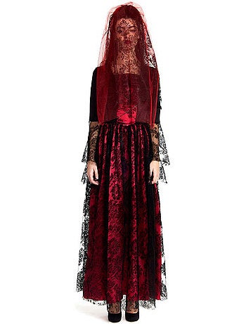 Costume de mariée vampire gothique