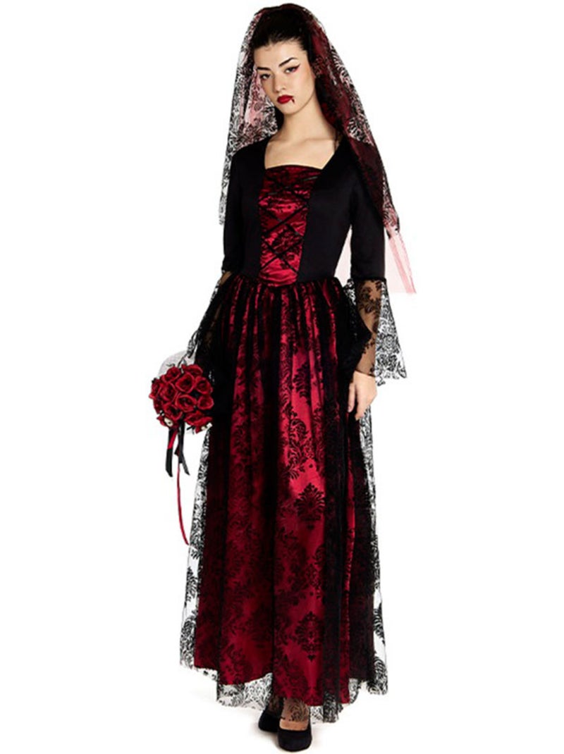 Costume de mariée vampire gothique Multicolore - Kiabi