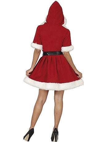 Costume de Mère Noël à capuche