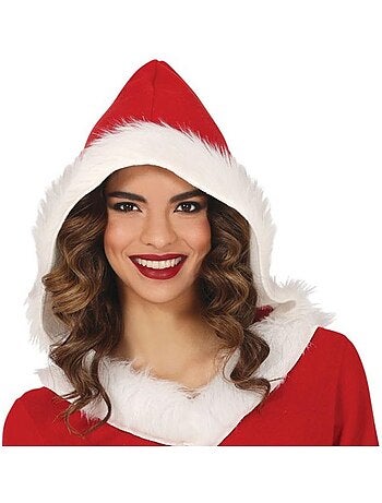 Costume de Mère Noël à capuche