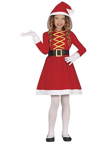 Costume de Mère Noël à capuche