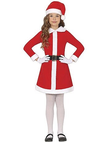 Costume de Mère Noël avec ceinture