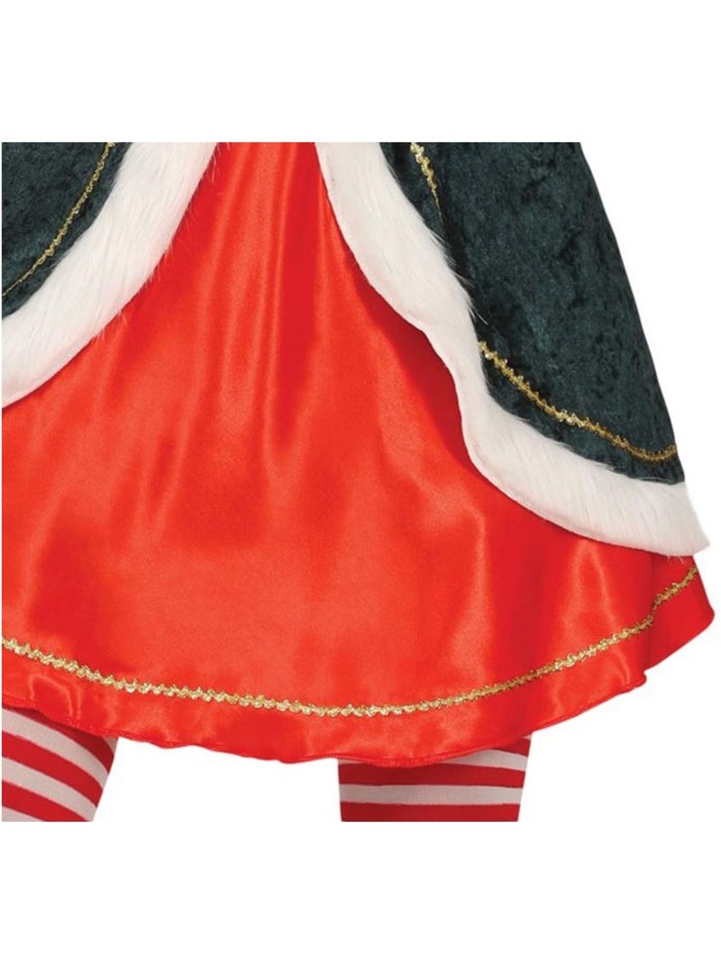 Costume de Mère Noël avec veste Multicolore - Kiabi