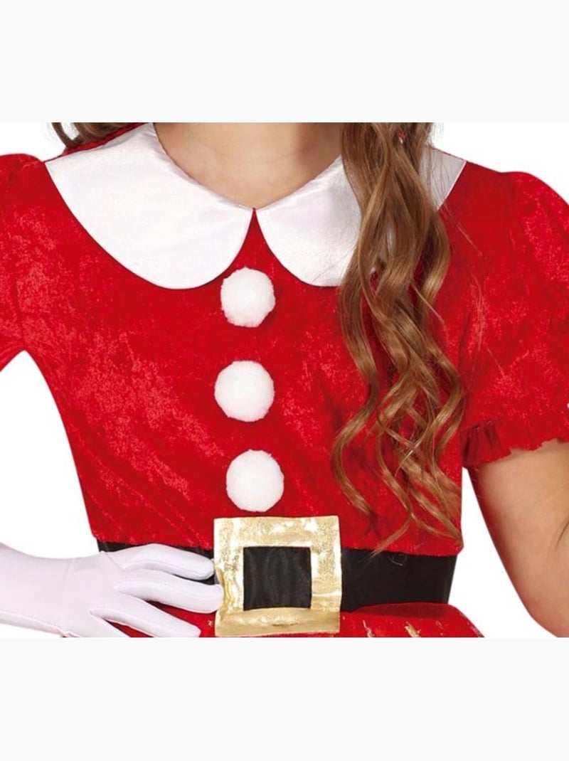 Costume de Mère Noël scintillant avec ceinture Multicolore - Kiabi