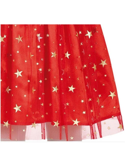 Costume de Mère Noël scintillant avec ceinture - Kiabi