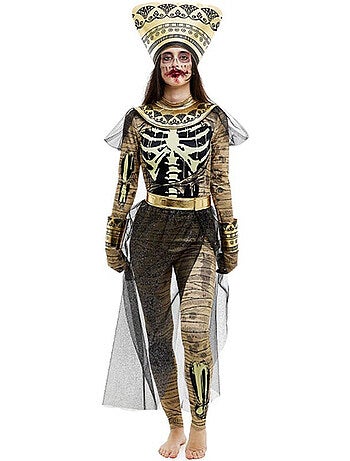 Costume de momie de pharaon avec coiffe
