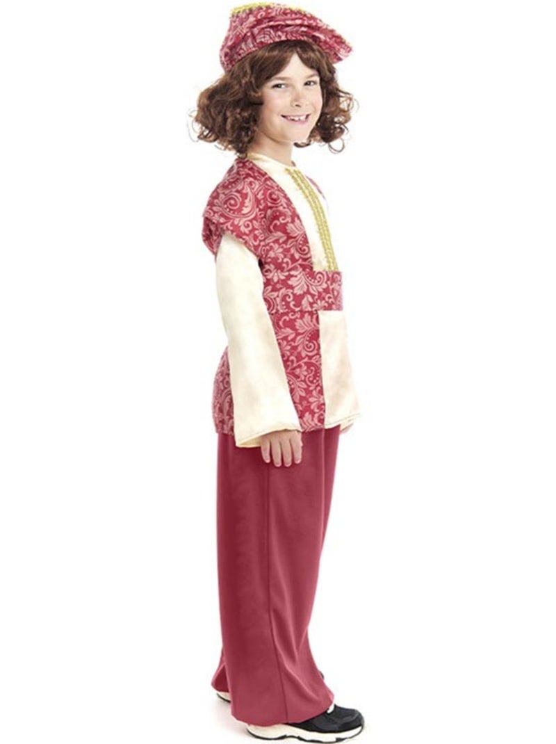 Costume de page du roi Gaspard avec chapeau Multicolore - Kiabi