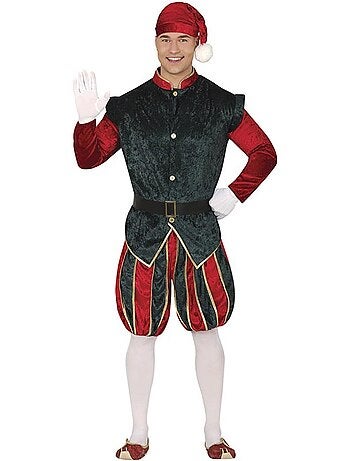 Costume de page elfe avec chapeau