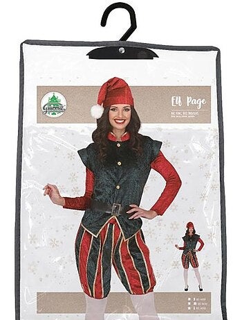 Costume de page elfe avec chapeau