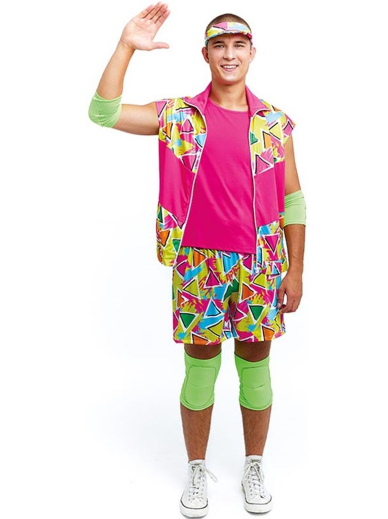 Costume de patineuse à roulettes des années 1970 Multicolore - Kiabi
