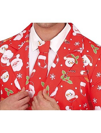 Costume de Père Noël amusant avec cravate