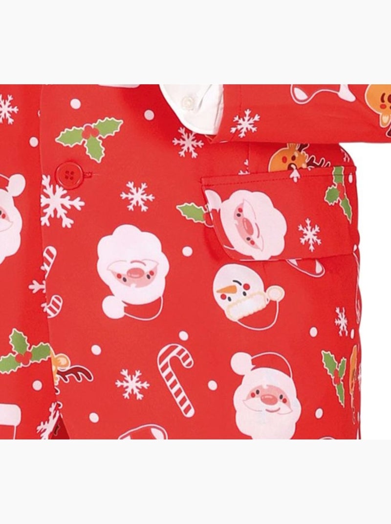 Costume de Père Noël amusant avec cravate Multicolore - Kiabi
